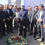 آیین کلنگ زنی تقاطع غیر همسطح ورودی ورزقان