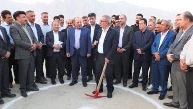 کلنگ زنی مجموعه بزرگ نمایندگی خودروهای سنگین و سبک در گچساران
