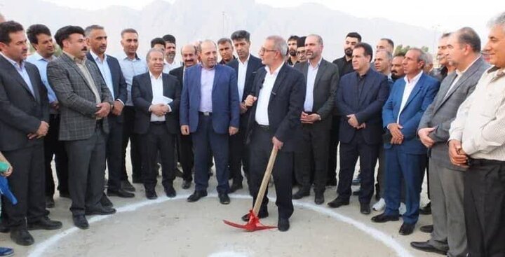 کلنگ زنی مجموعه بزرگ نمایندگی خودروهای سنگین و سبک در گچساران