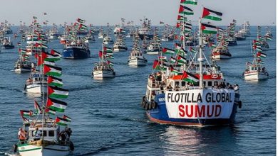 آغاز حرکت «عمر مختار» برای پیوستن به ناوگان «صمود»