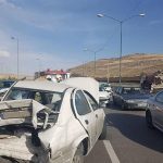 سانحه ترافیکی مرگبار در جاده شهباز خمین سه فوتی و مصدوم بر جای گذاشت