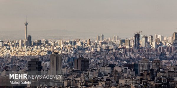 هوای تهران آلوده و در وضعیت نارنجی قرار دارد